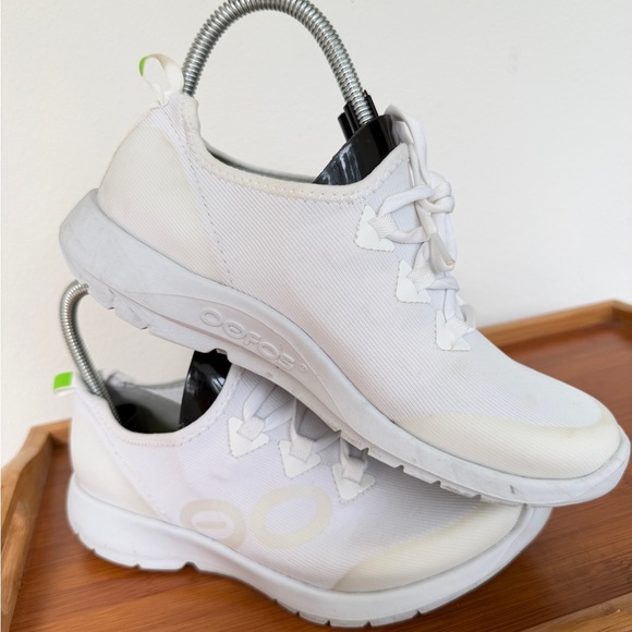 OOFOS Oomg Sport Shoes Oofoam Fibreflex Reduce Stress Ankle/Joints Sz 8 Woman - Picture 2 of 12
